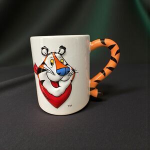 Rare & Vintage: 1999 Kellogg's Tony the Tiger 3D Tail Handle Mug Cup: GR‑R‑REAT!